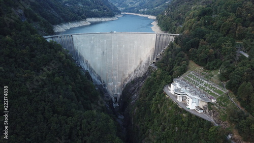 Contra dam  Valle Verzasca  Ticino  Switzerland