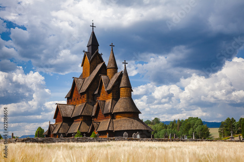 Heddal Stave Church Telemark Norway Scandanavia photo