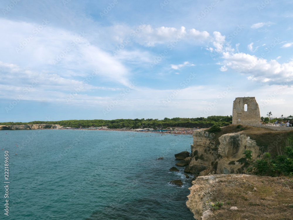 view salento coast. Torre dell'orso (Puglia)