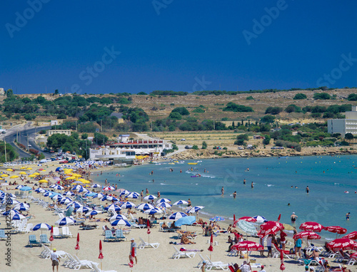 Mellieha Bay - Beach Scene