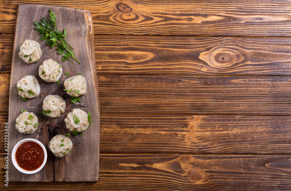 Georgian dumplings khinkali Georgian dumplings khinkali