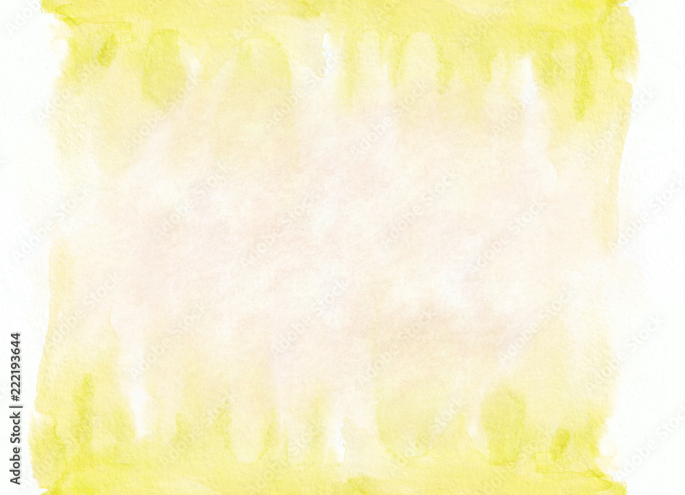Light yellow fire-like watercolor gradient running stain. Beauti Light yellow fire-like watercolor gradient running stain. Beauti