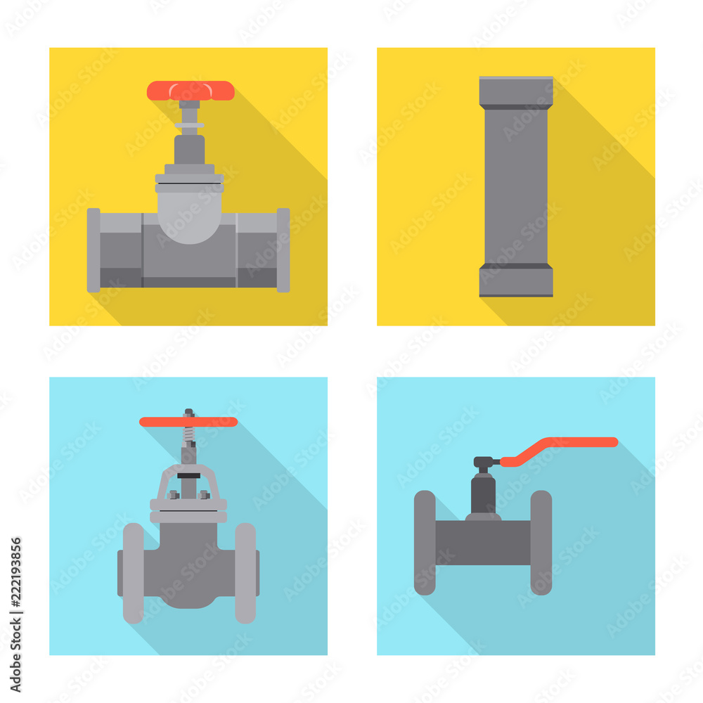 Isolated object of pipe and tube logo. Set of pipe and pipeline stock vector illustration. Isolated object of pipe and tube logo. Set of pipe and pipeline stock vector illustration.