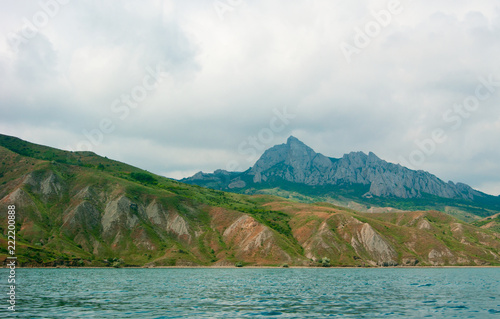 The mountains of the Crimean coast of the Black Sea..