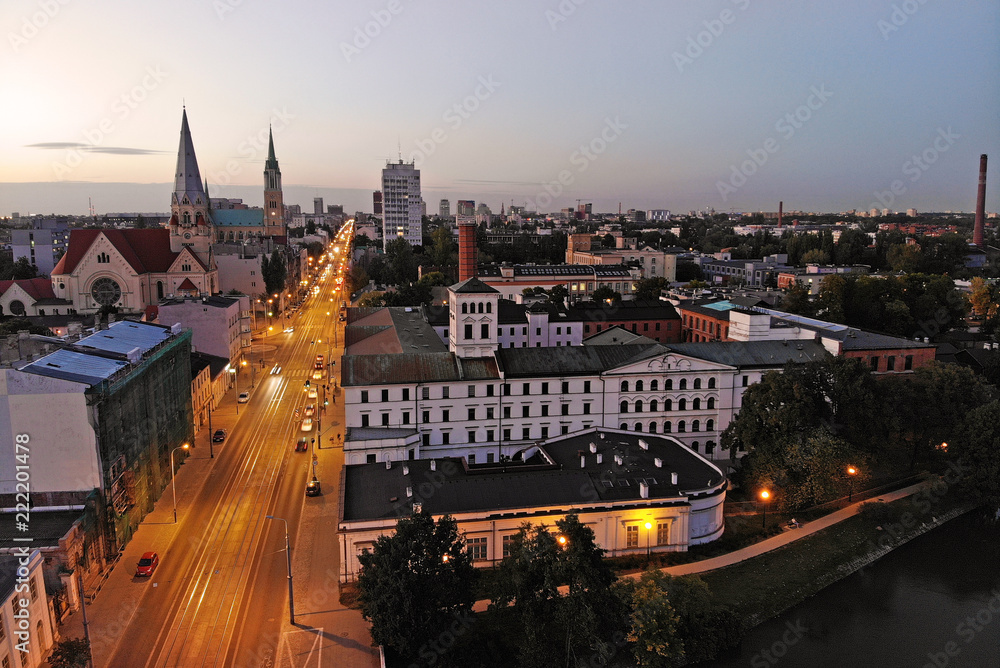 Fototapeta premium Łódź, Polska. Biała Fabryka.