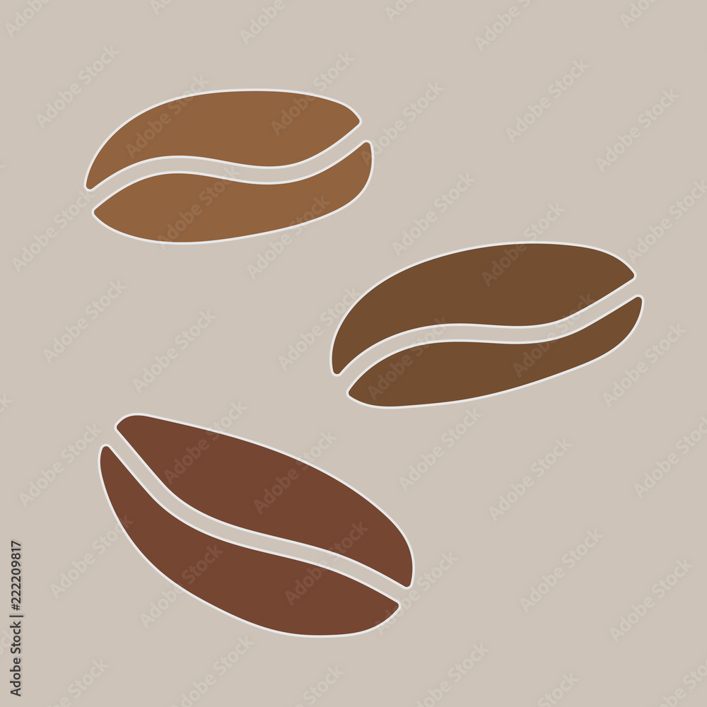 coffe beans background- vector illustration coffe beans background- vector illustration