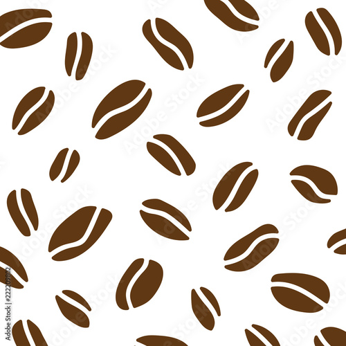 coffe beans background- vector illustration