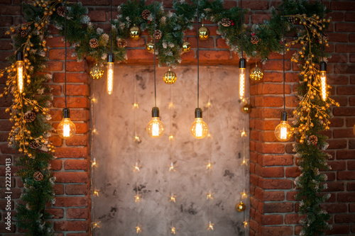 beautiful decorated christmas room