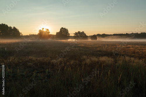 Fototapeta Naklejka Na Ścianę i Meble -  Beautiful morning with morning mist