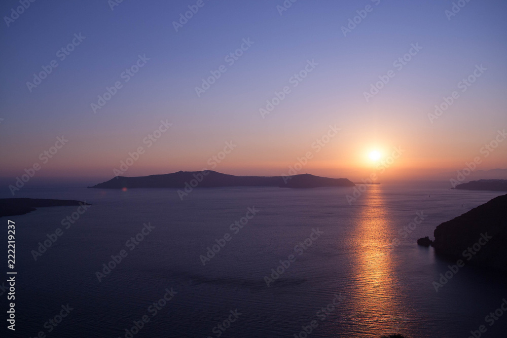 View from Santorini, Greece View from Santorini, Greece