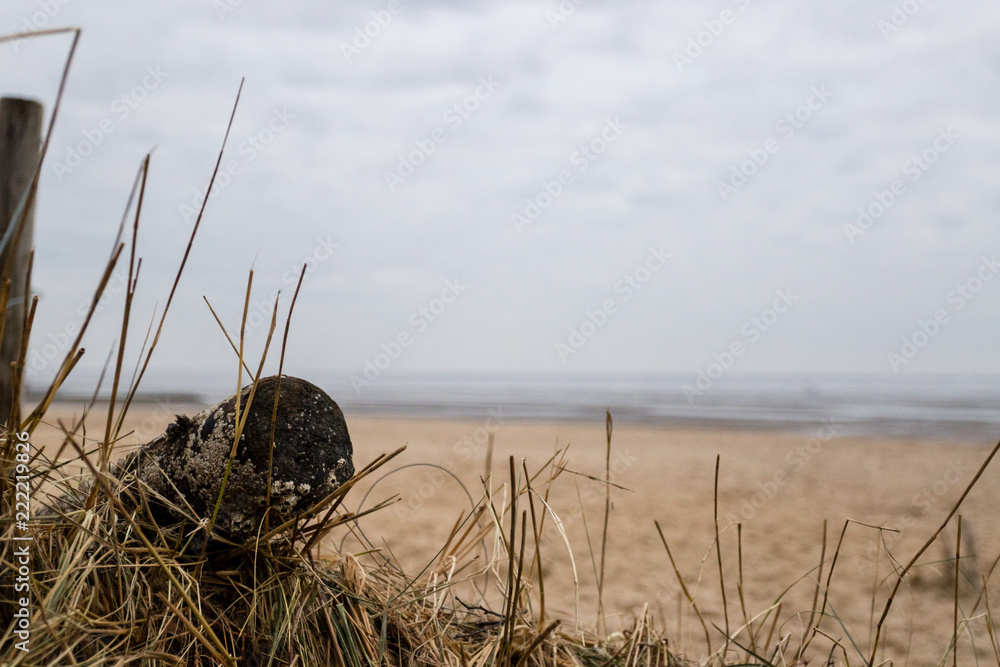 Strand in Cuxhaven im Winter