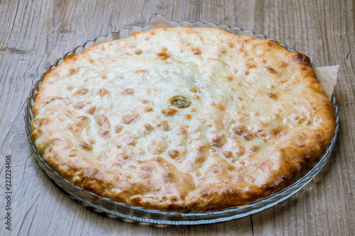 Ossetian pie with cabbage