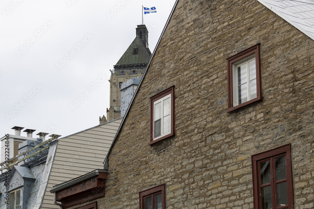 Vieux Québec, château Frontenac, Nouvelle-France Canada