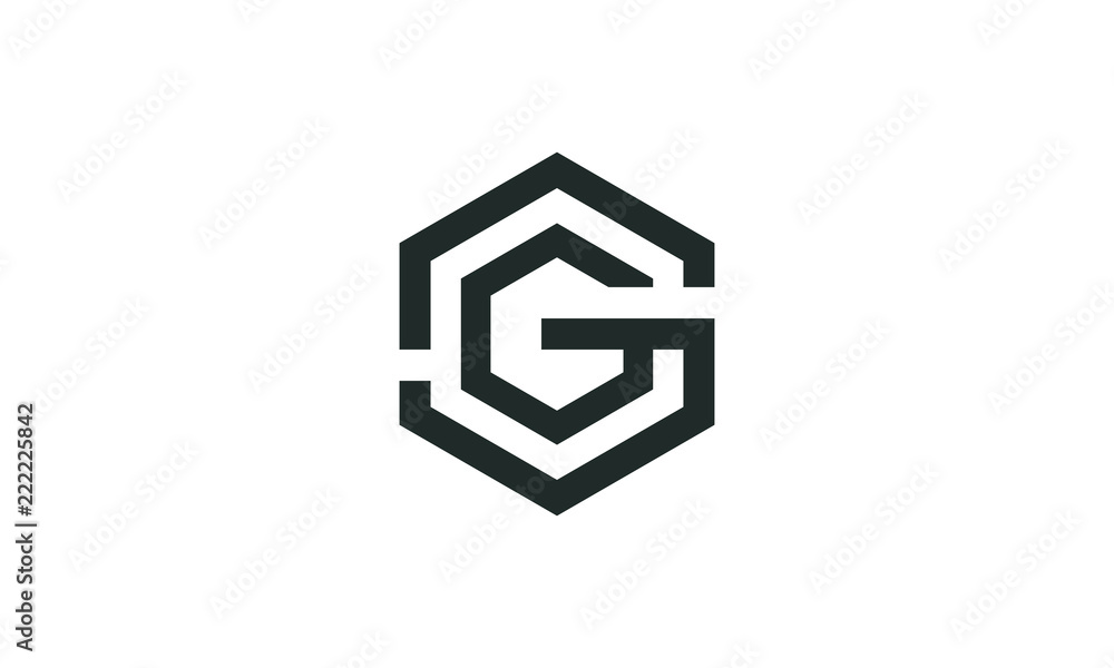 sg or cg icon logo Stock Vector | Adobe Stock