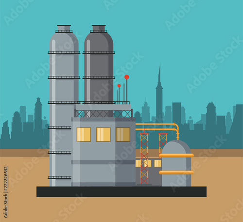 Petroleum industry concept