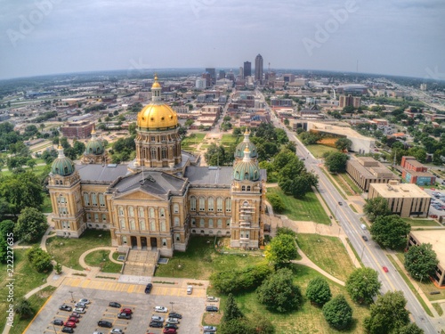 Des Moines is the Urban Capitol of the the Rural State of Iowa photo