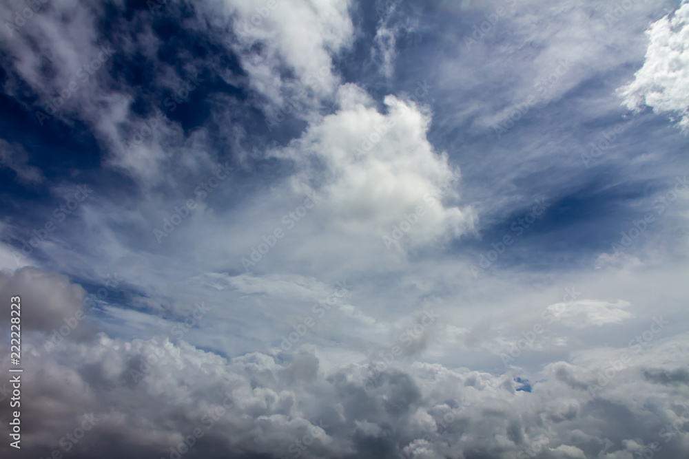 青い空と白い雲