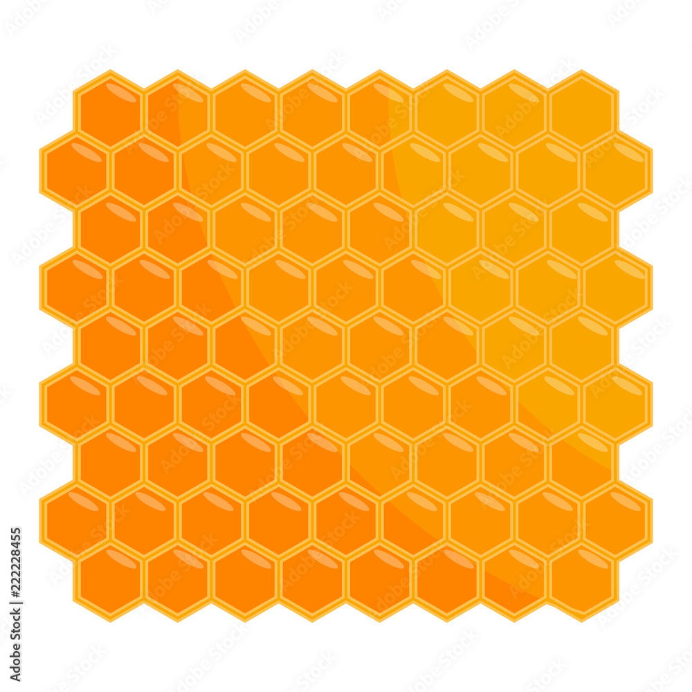 Isolated honey hive icon Isolated honey hive icon