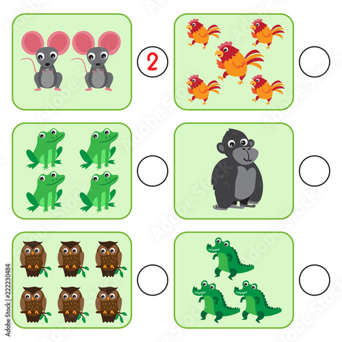 math game vector design for kid