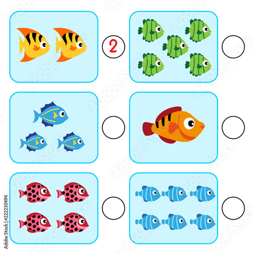 math game vector design for kid