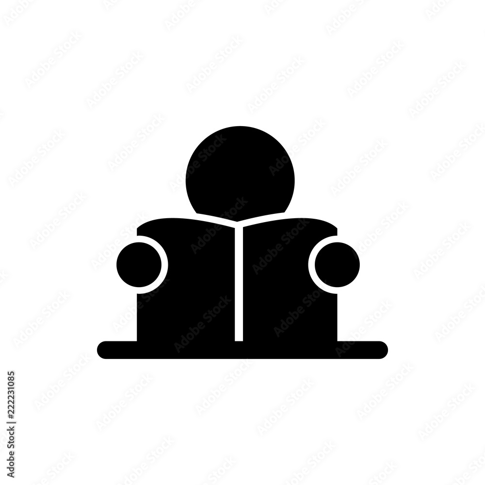 reading book icon. Element of back to school icon for mobile concept and web apps. Glyph reading book icon can be used for web and mobile reading book icon. Element of back to school icon for mobile concept and web apps. Glyph reading book icon can be used for web and mobile