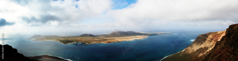 Small island off the coast of Lanzarote, Canary Islands