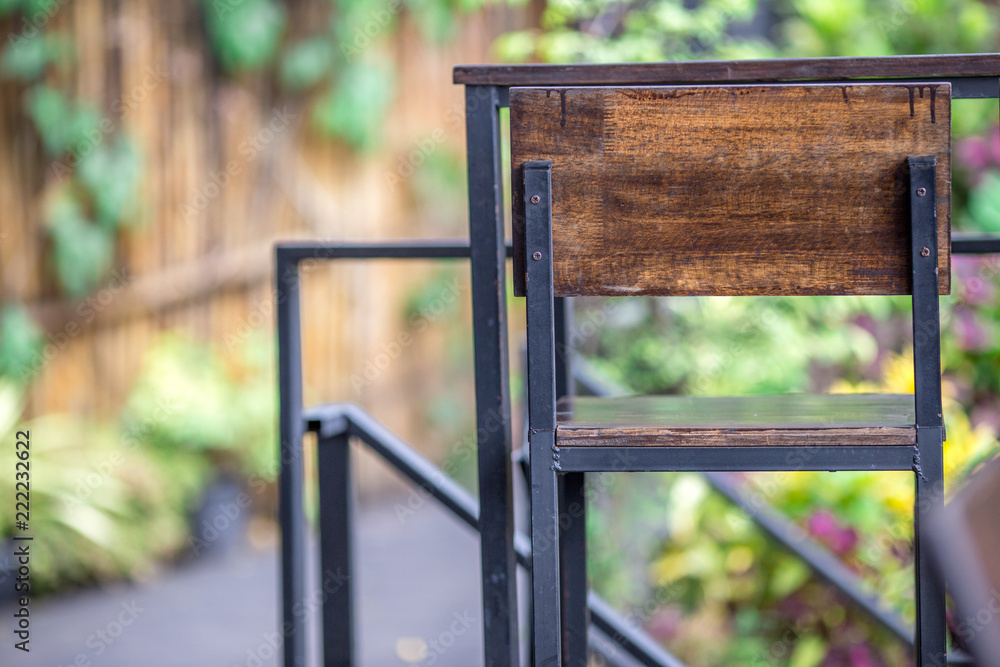 Wooden chair background, table , Modern design (seen by restaurants, cafes, desserts) to decorate the interior. Wooden chair background, table , Modern design (seen by restaurants, cafes, desserts) to decorate the interior.