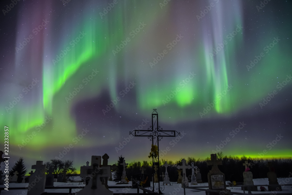 Obraz premium Ghostly northern lights