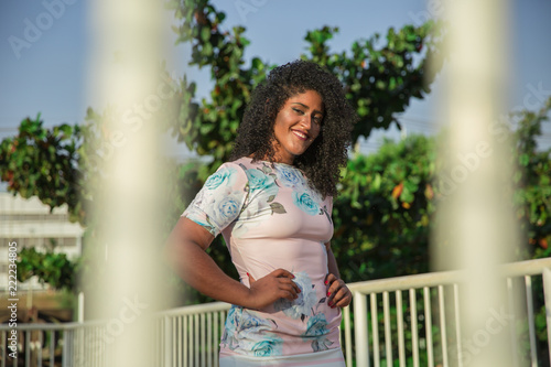 Free Download Smiling young black woman - GFXLoad