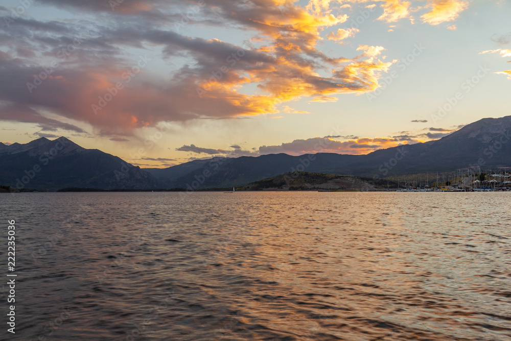 Sunset on Dillon Lake