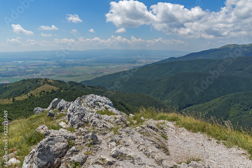 Amazing Summer Landscape to Stara Planina ( Balkan ) Mountains from Shipka peak , Stara Zagora Region, Bulgaria © Stoyan Haytov