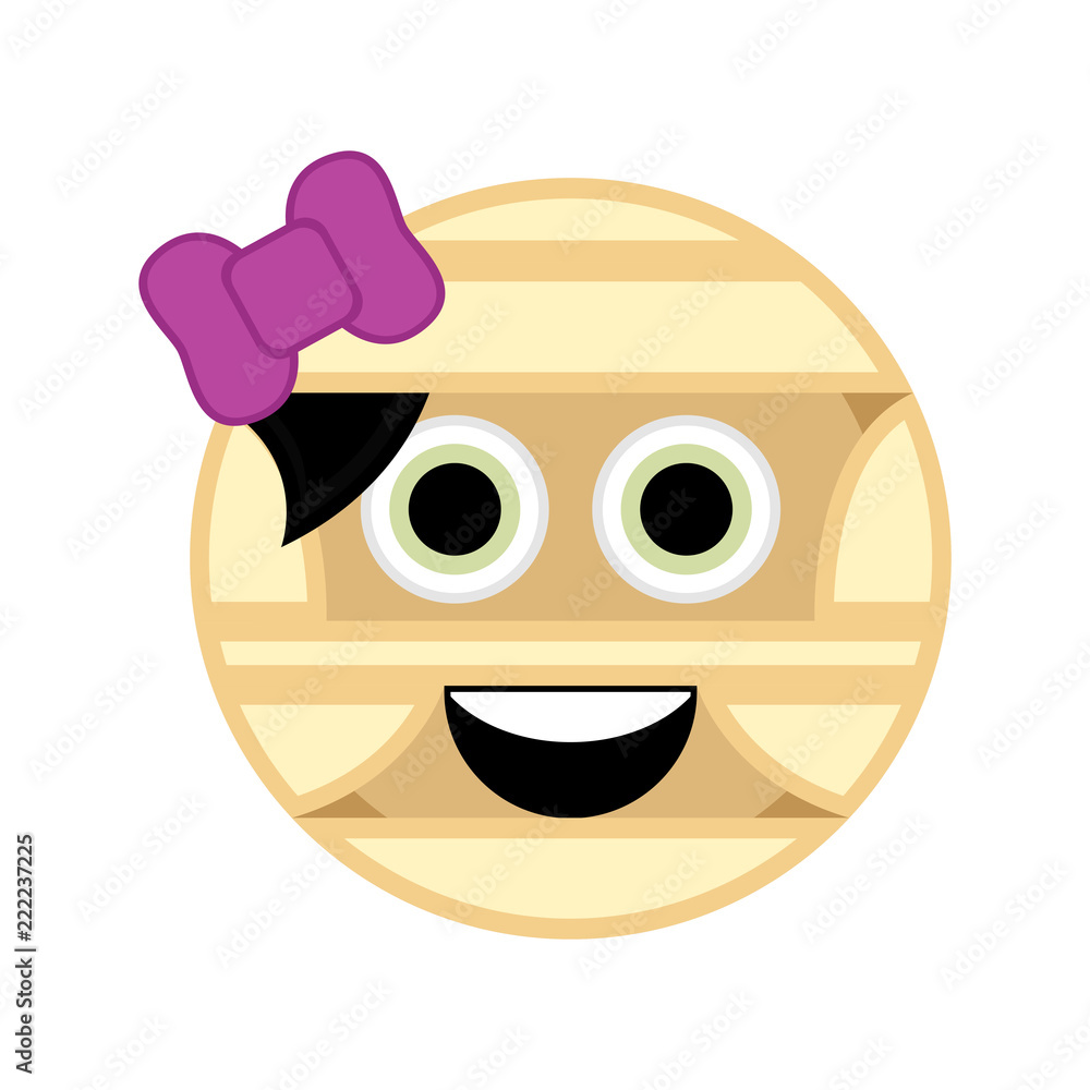 Cute halloween mummy cartoon character Cute halloween mummy cartoon character