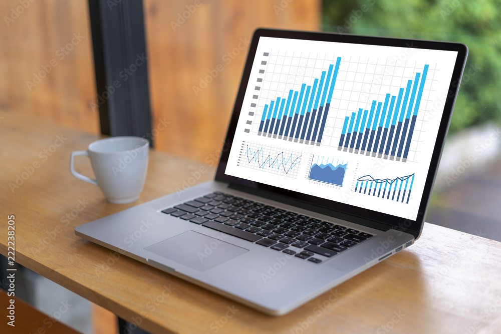 man business analytics and financial Business finances and accounting concept. man business analytics and financial Business finances and accounting concept.