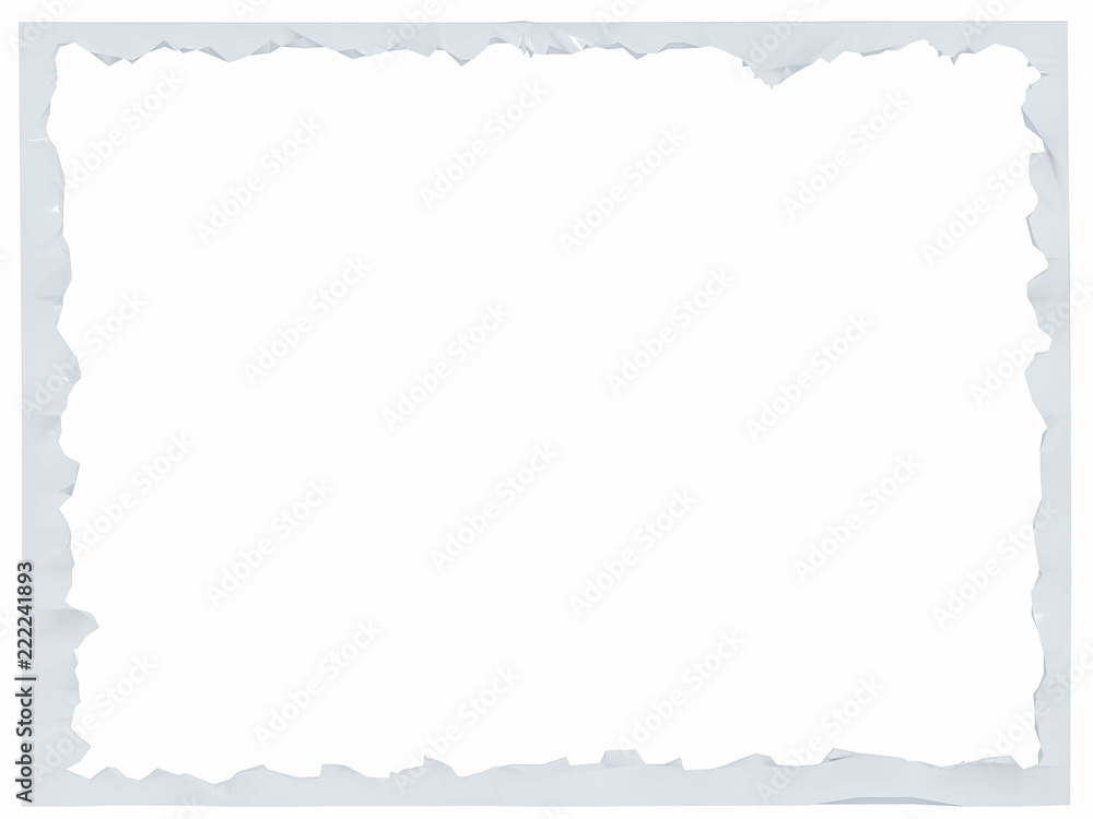 Abstract 3D frame render. Illustration on white background Abstract 3D frame render. Illustration on white background