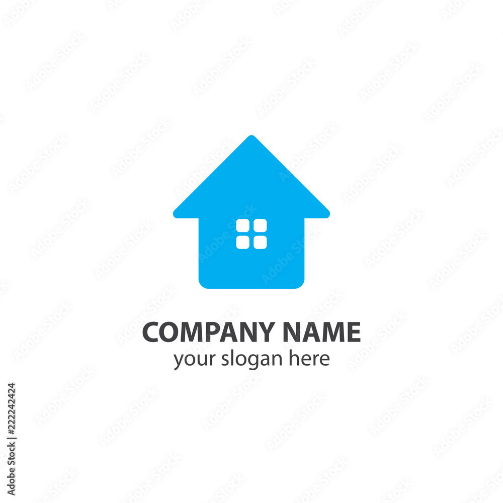 home logo design element, logo design template home logo design element, logo design template