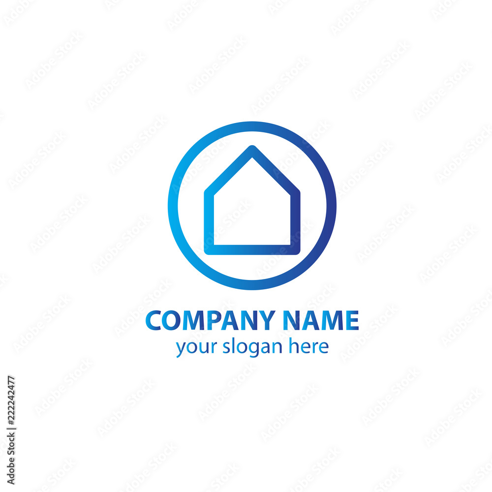 home logo design element, logo design template home logo design element, logo design template