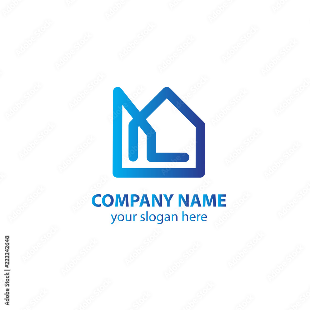 Fototapeta premium home logo design element, logo design template