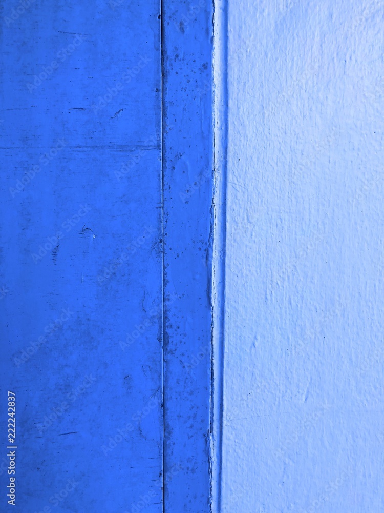 Obraz premium blue painted wall
