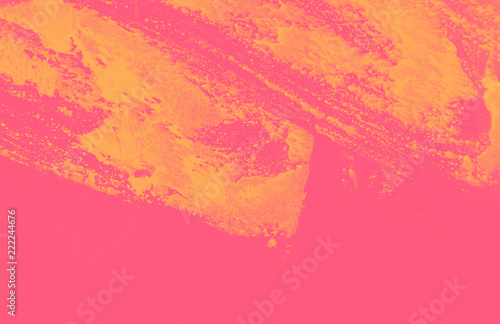 orange yellow  and pink summer paint background texture with grunge brush strokes