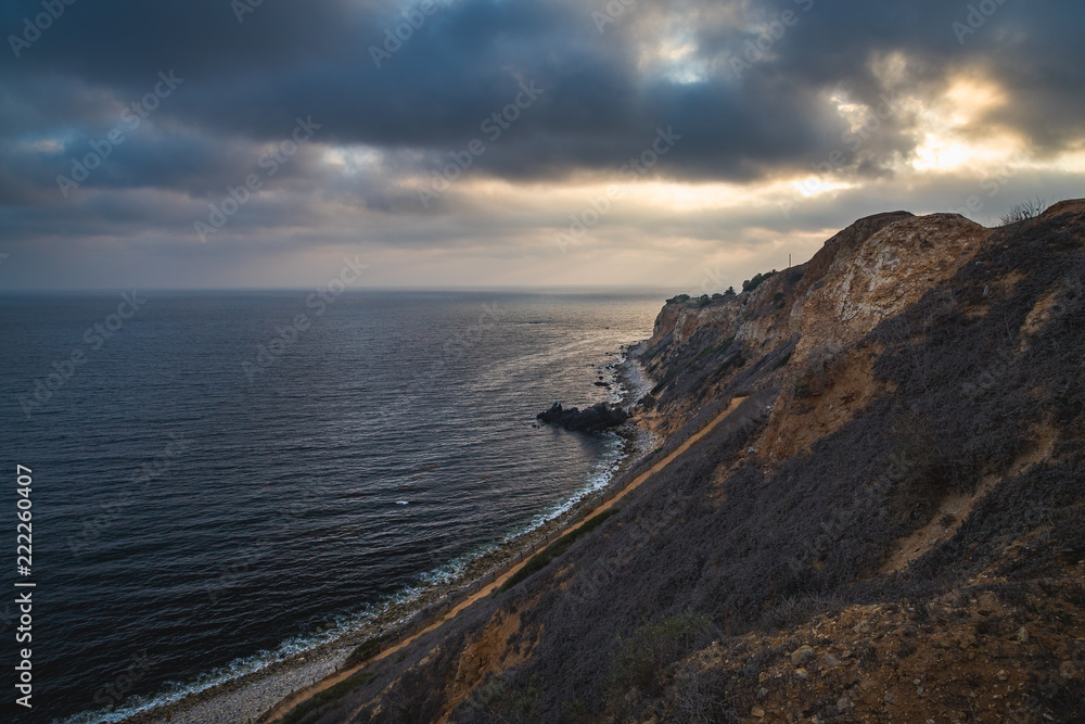Beams of Light Over Point Vicente Lighthouse