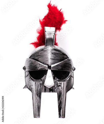 Obraz na płótnie isolated Spartan helmet