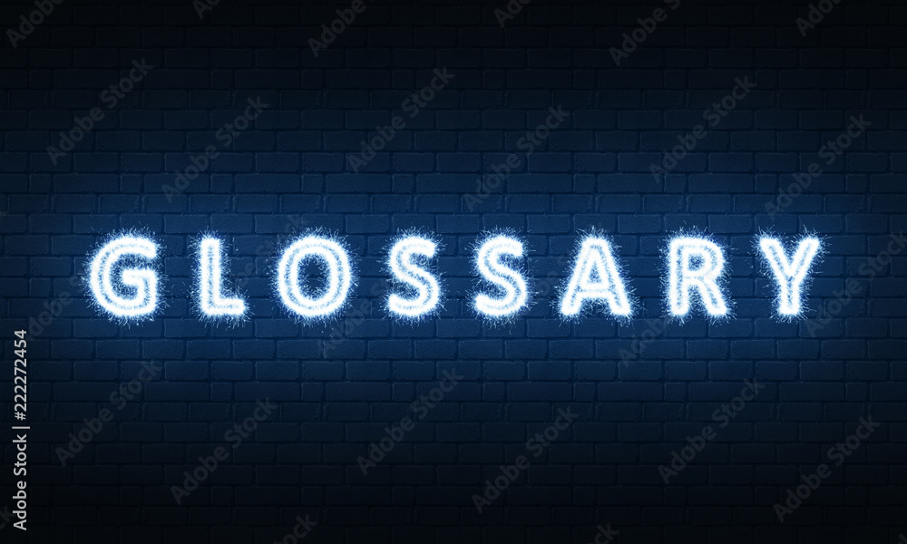 WHAT ARE GLOSSARY visual data 4
