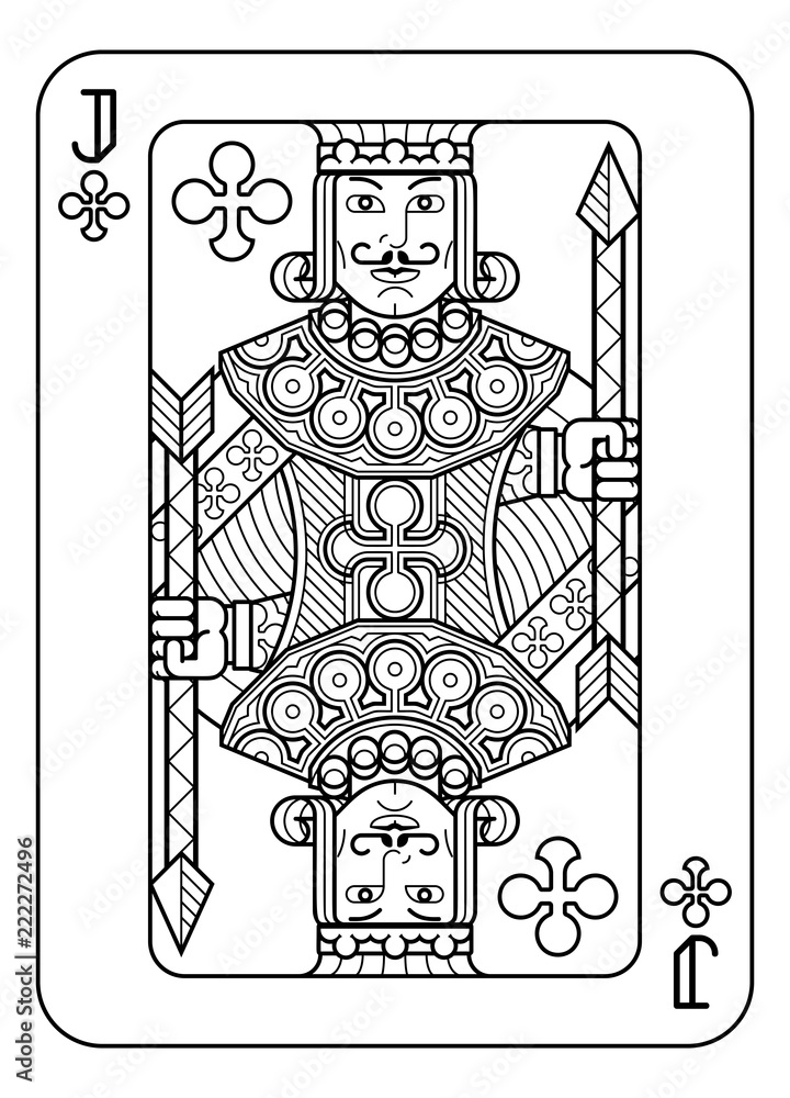 Deck Of Cards Coloring Pages