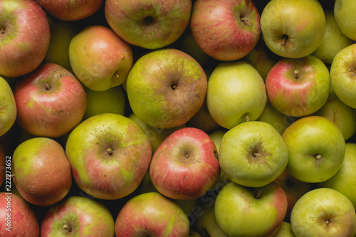 Unbehandelte Äpfel, Bio, Nahaufnahme
