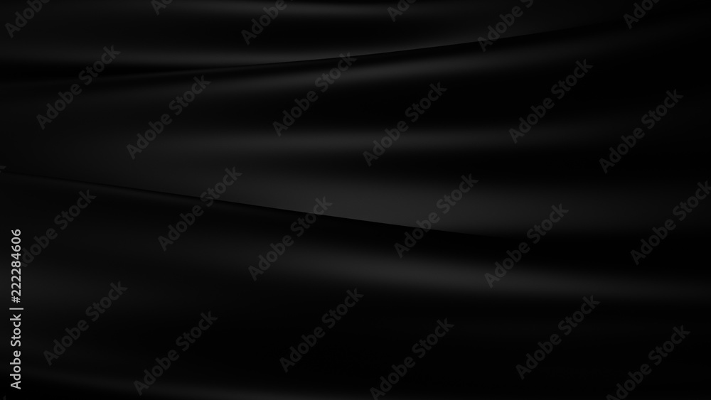 Black luxury cloth abstract background. Dark liquid wave or black wavy folds silk or satin background. Elegant wallpaper Black luxury cloth abstract background. Dark liquid wave or black wavy folds silk or satin background. Elegant wallpaper