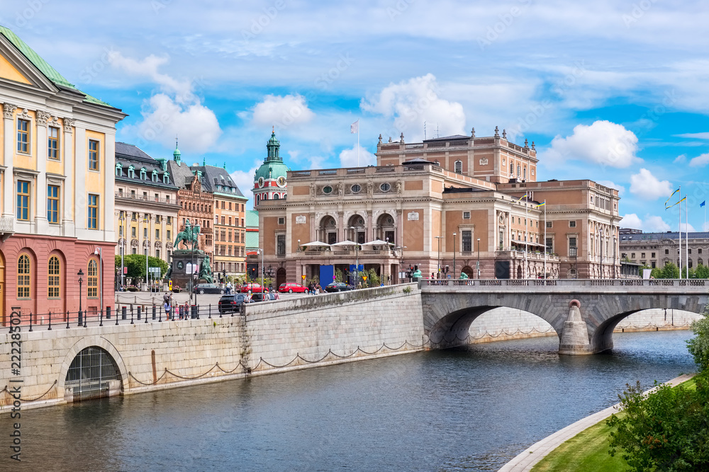 Cityscape of Stockholm. Sweden