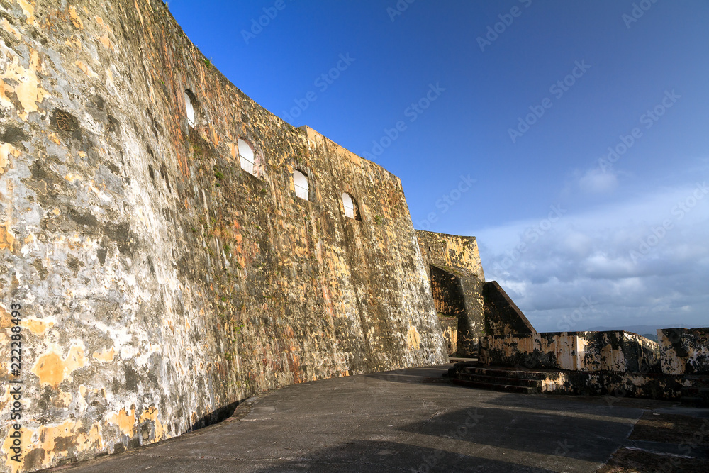 Beautiful view of fort San Felipe Del Morro in San Juan, Puerto Rico Beautiful view of fort San Felipe Del Morro in San Juan, Puerto Rico