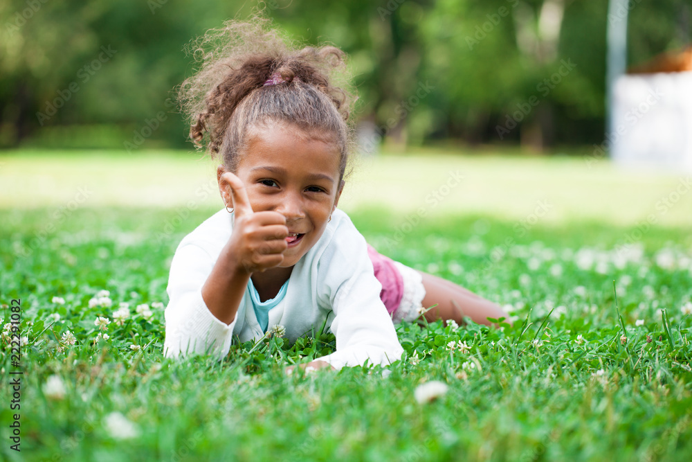 African American little girl