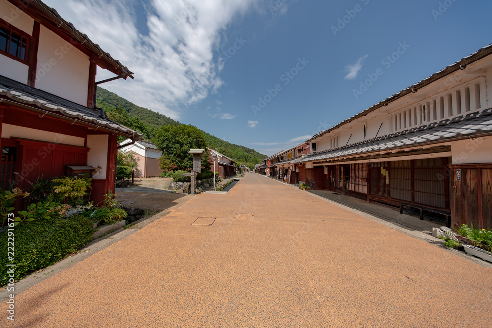 Japanese Good Old Town at Kumagawajuku Sabakaido, Wakasa, Fukui, Japan 福井 若狭 熊川宿
