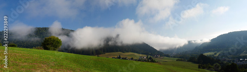 Baiersbronn Murgtal Panorama